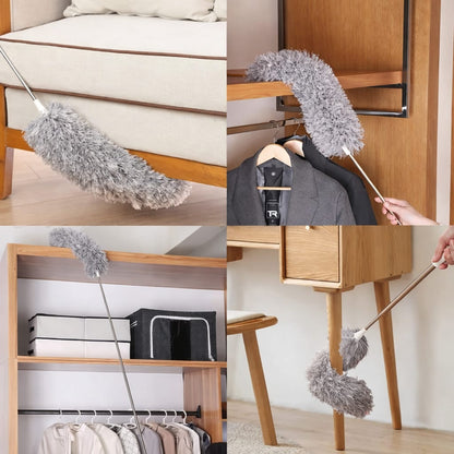 Microfiber Feather Duster Bendable and Extendable