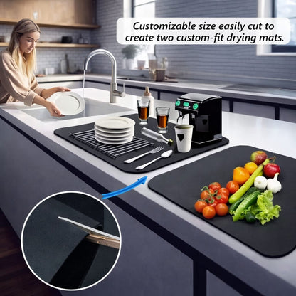 Silicon Dish Drying Mat for Kitchen